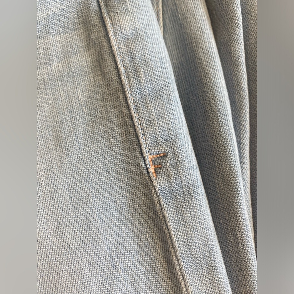 Frame Le Crop Mini Boot Denim Blue Light Wash Jeans ~ Size 24 - Picture 12 of 12